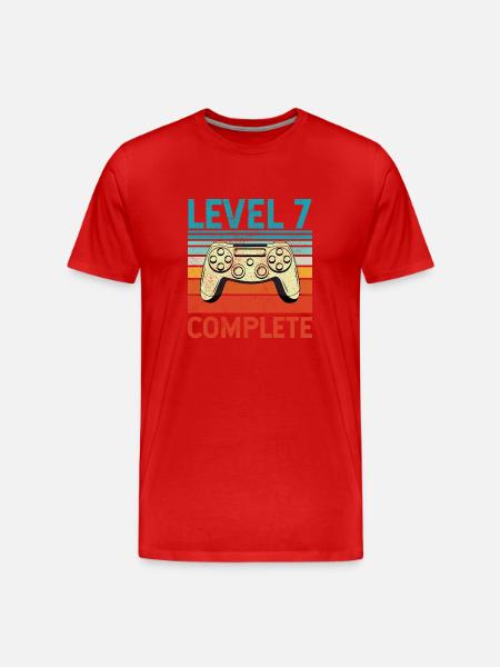 Level 7 Complete - Men's Premium Organic T-Shirt - red