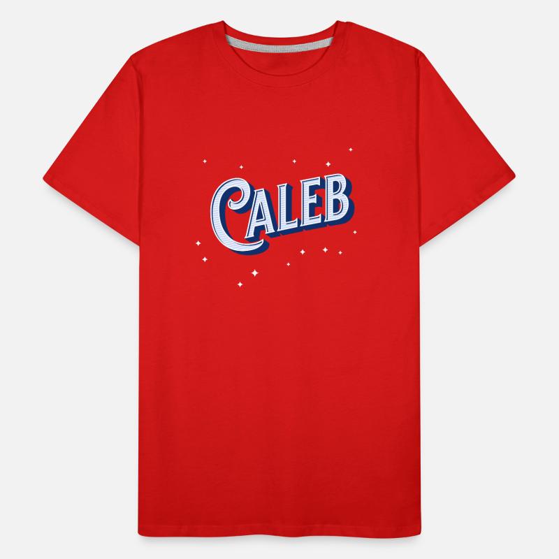 Caleb name personalized Men's Premium Organic T-Shirt