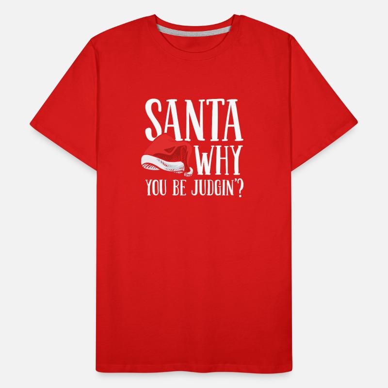 Warum verurteilst du mich Männer Premium Bio T-Shirt