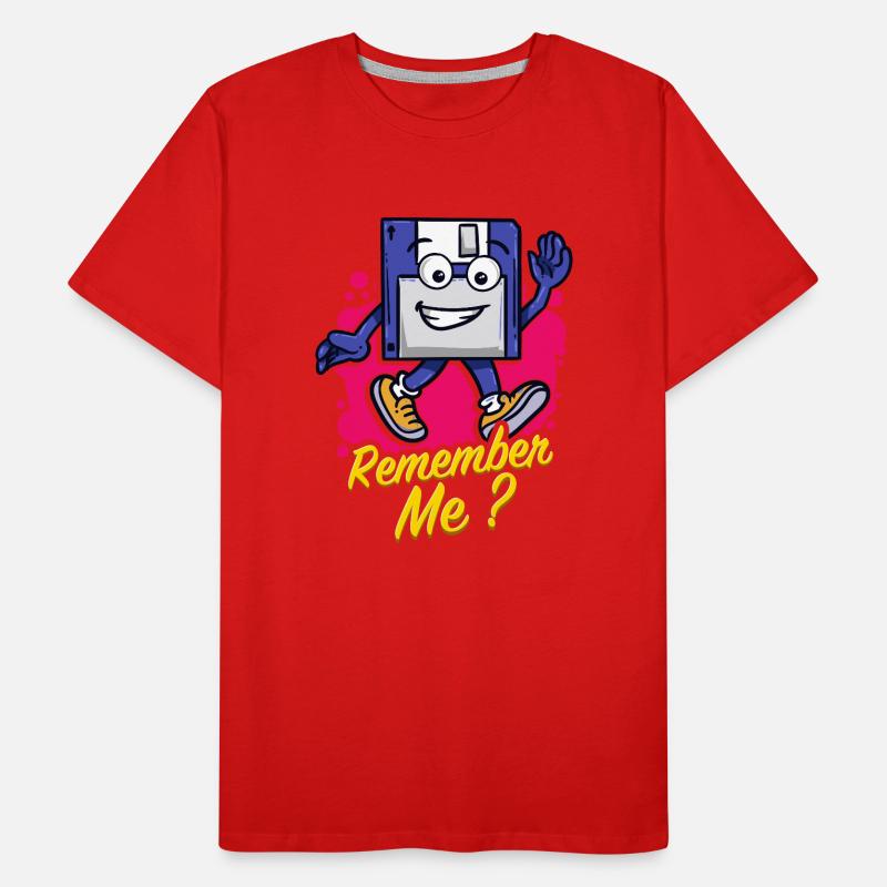 Programmer Retro-diskette Floppy disc Men's Premium Organic T-Shirt