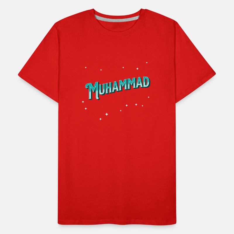 Muhammad name personalized Men's Premium Organic T-Shirt