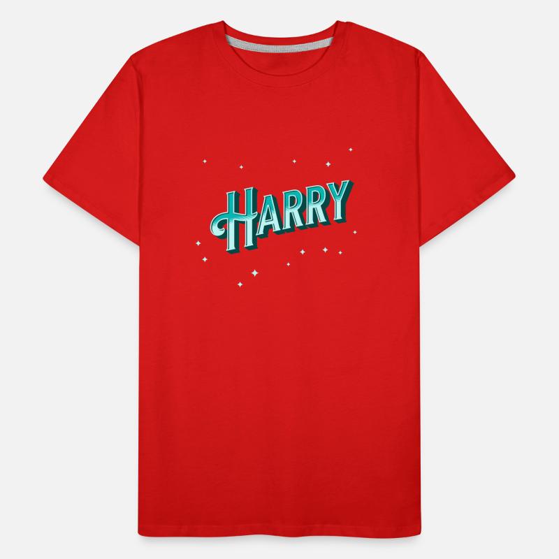 Harry name personalized Men's Premium Organic T-Shirt