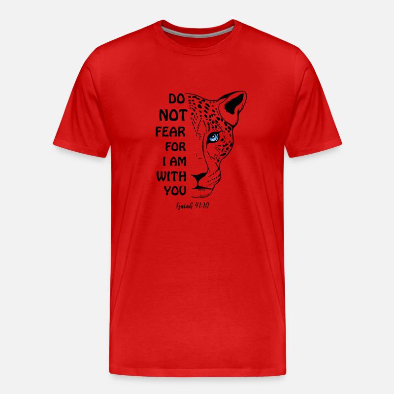 Religiöses Zitat - Männer Premium Bio T-Shirt - Rot
