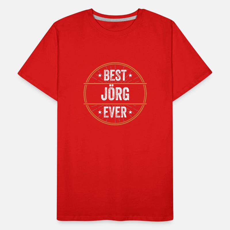 Best Jörg Ever First Name Name Gift Men's Premium Organic T-Shirt