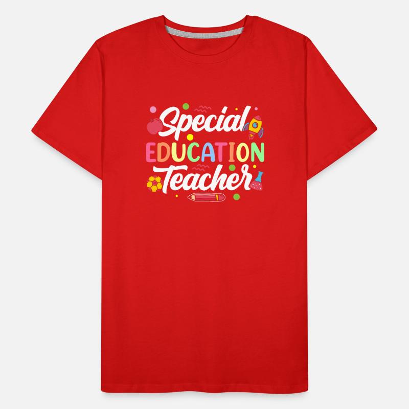Enseignant de l’éducation de l’enfance en difficulté T-shirt bio Premium Homme