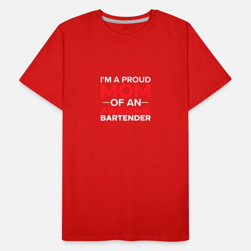 Bartender Gift Mixologist Saying Bar Men's Premium Organic T-Shirt