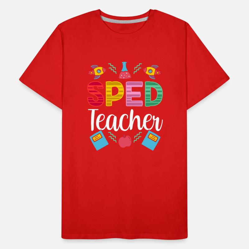 Enseignante en éducation de l’enfance en difficulté Profession de l’éducation de l’enfance en difficulté T-shirt bio Premium Homme