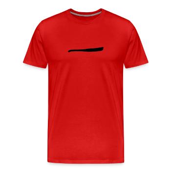 Koreansisch Buchstabe Eu - Männer Premium Bio T-Shirt - Rot - Vorne - Damien (186cm)