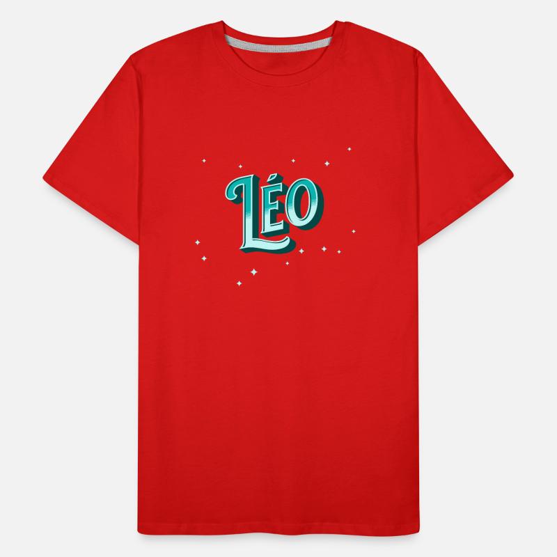 Leo names personalized Men's Premium Organic T-Shirt