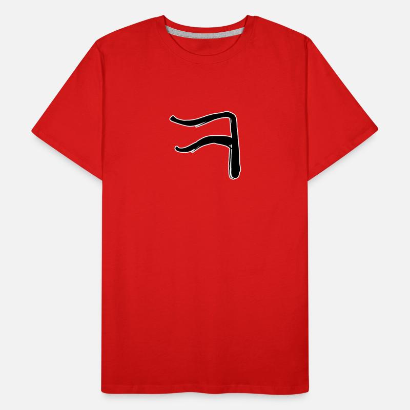 Koreansisch Buchstabe K Männer Premium Bio T-Shirt