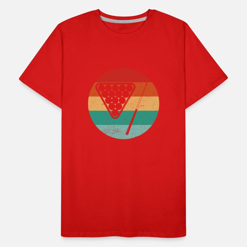 Snooker Pool Billard Männer Premium Bio T-Shirt