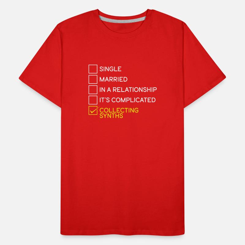 Collecte d’instruments de synthétiseur T-shirt bio Premium Homme