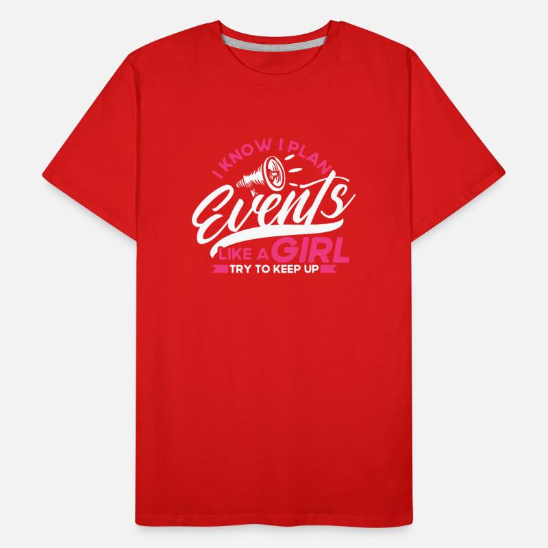 Event Planner Wedding Planner Event Manager Men's Premium Organic T-Shirt