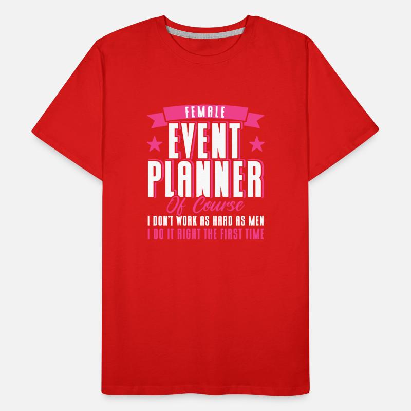 Event Planner Wedding Planner Event Manager Men's Premium Organic T-Shirt