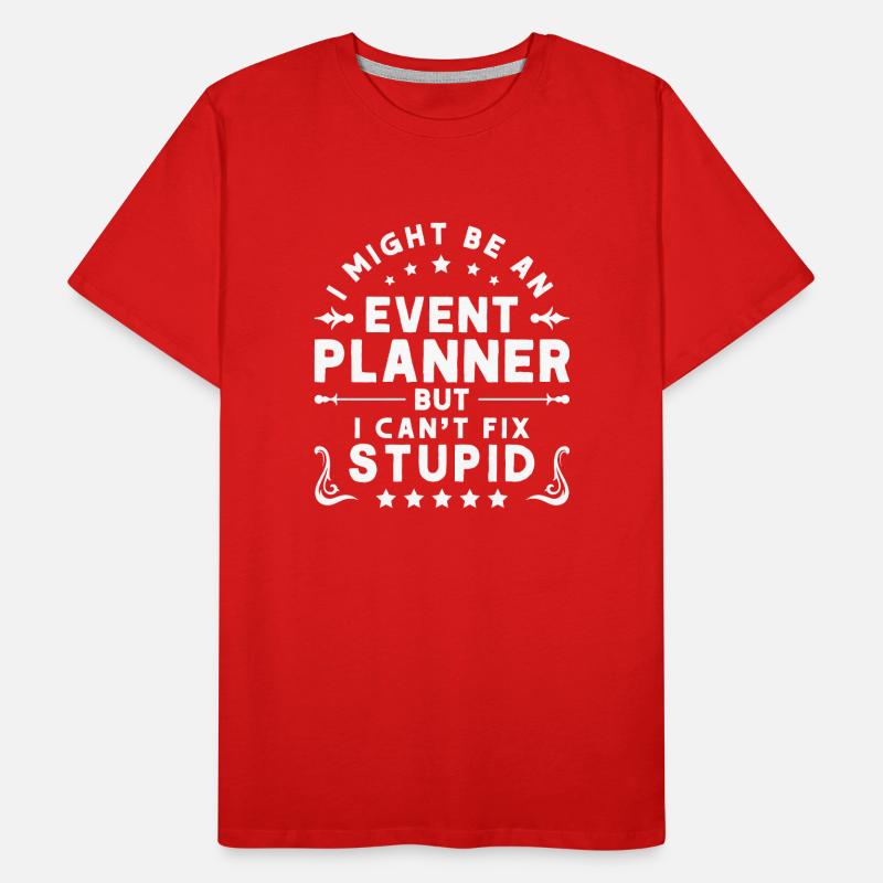 Event Planner Wedding Planner Event Manager Men's Premium Organic T-Shirt