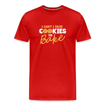 Boulangerie Boulangerie Boulanger Boulanger - T-shirt bio Premium Homme - rouge - Devant - Damien (186cm)