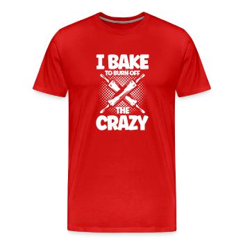 Boulangerie Boulangerie Boulanger Boulanger - T-shirt bio Premium Homme - rouge - Devant - Damien (186cm)
