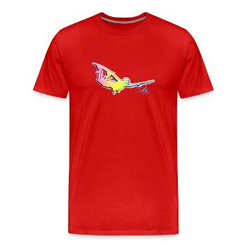 wakeboard, sports nautiques, wakeboarders, ski nautique - T-shirt bio Premium Homme - rouge - Devant - Damien (186cm)