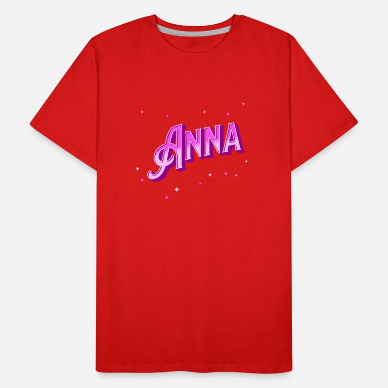 Anna name personalized Men's Premium Organic T-Shirt