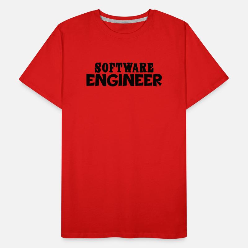 Software Developer Programmer Gift Men's Premium Organic T-Shirt