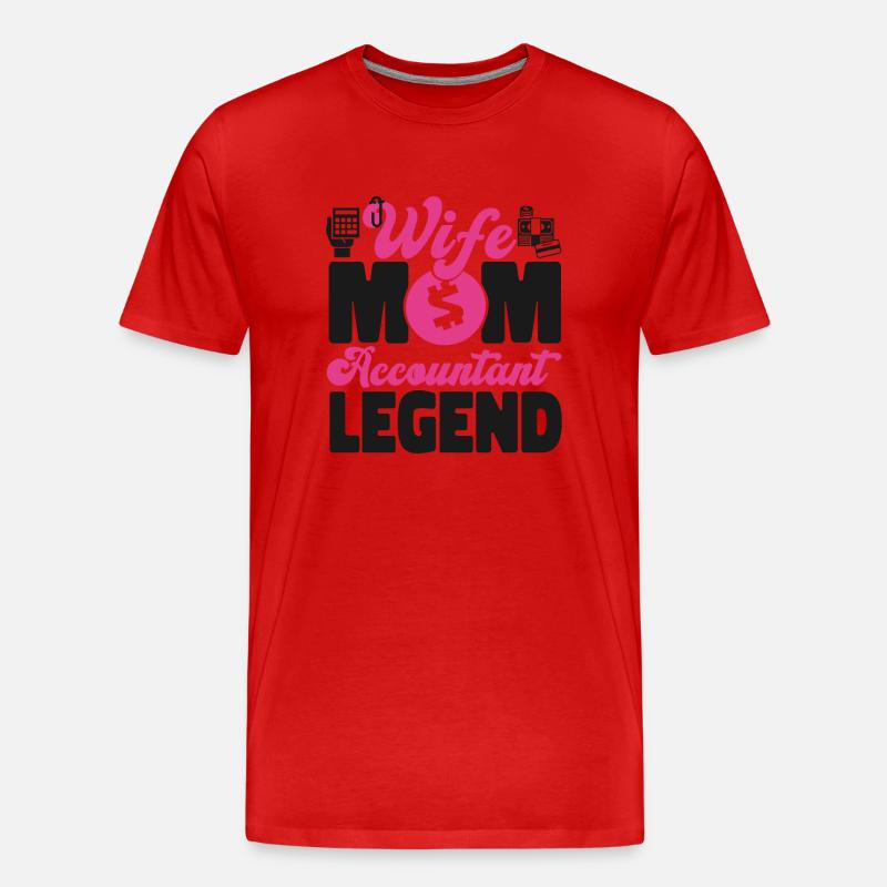 Comptable Comptable Comptable - T-shirt bio Premium Homme - rouge