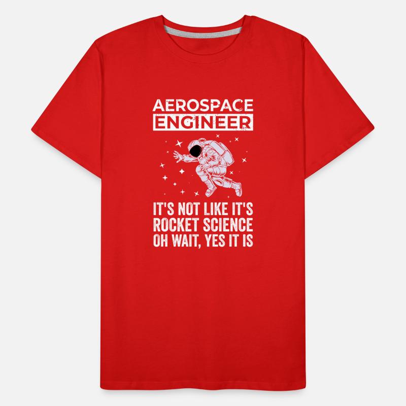 Ingénieur aérospatial, Rocket Science T-shirt bio Premium Homme