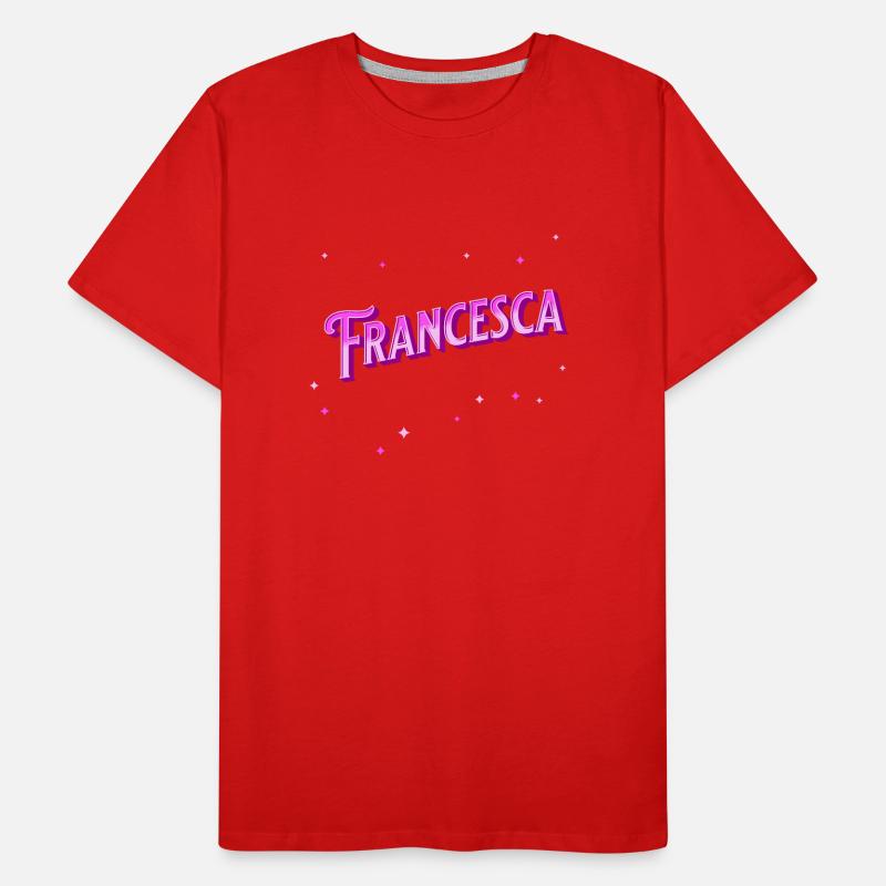 Francesca name personalized Men's Premium Organic T-Shirt