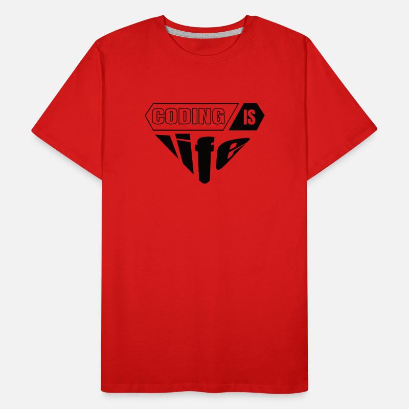 Software Developer Programmer Gift Men's Premium Organic T-Shirt