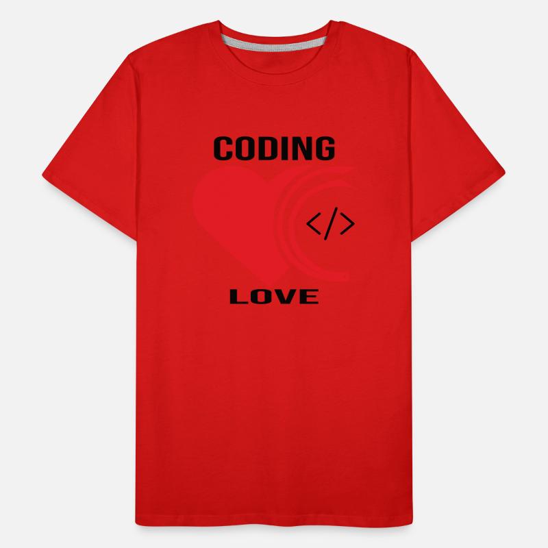 Software Developer Programmer Gift Men's Premium Organic T-Shirt