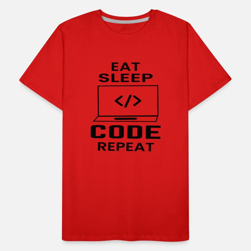 Software Developer Programmer Gift Men's Premium Organic T-Shirt