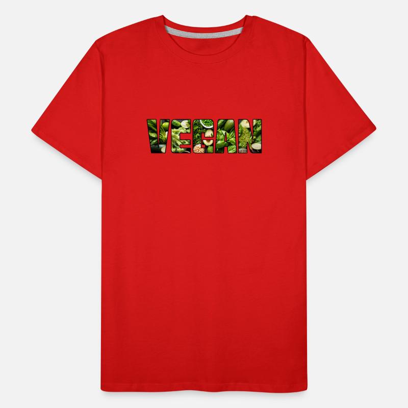 Végétalien T-shirt bio Premium Homme