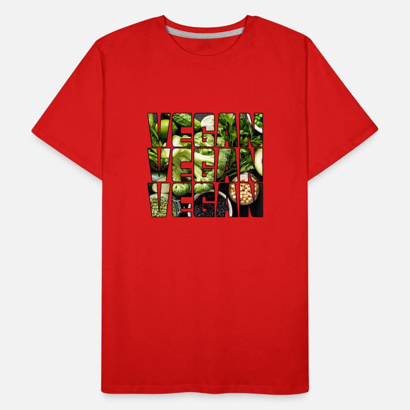 Végétalien T-shirt bio Premium Homme