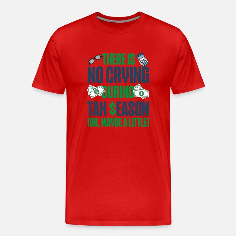 Comptable Comptable Comptable - T-shirt bio Premium Homme - rouge