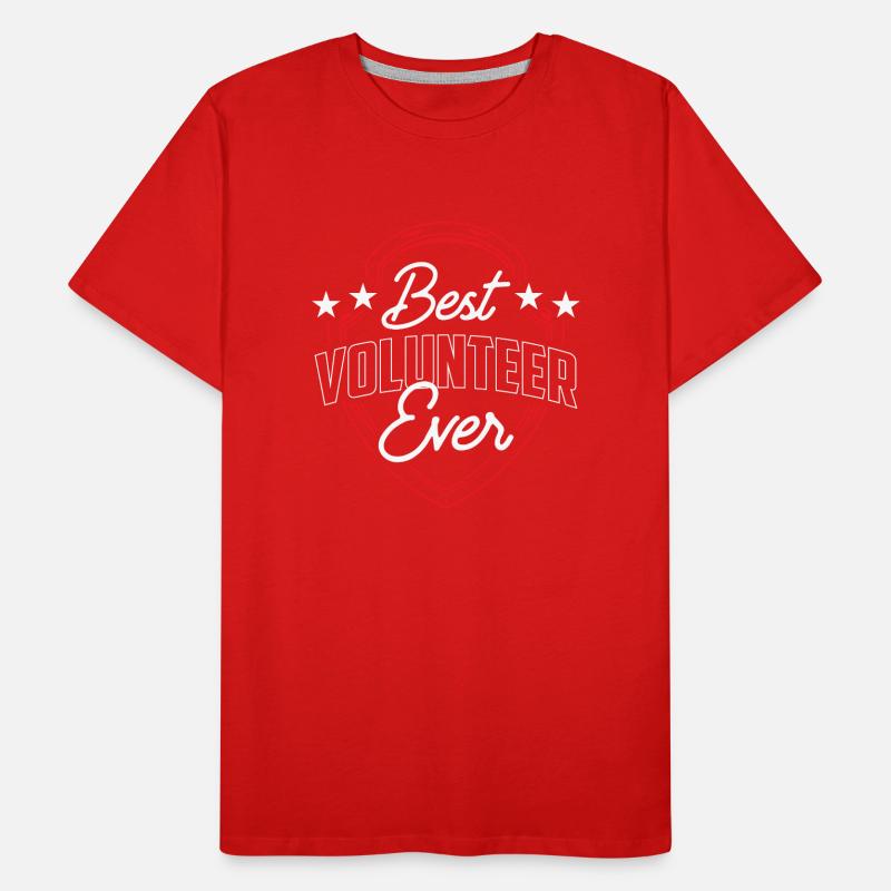 Bester Freiwilliger Aller Zeiten Beruf Freiwillig Männer Premium Bio T-Shirt