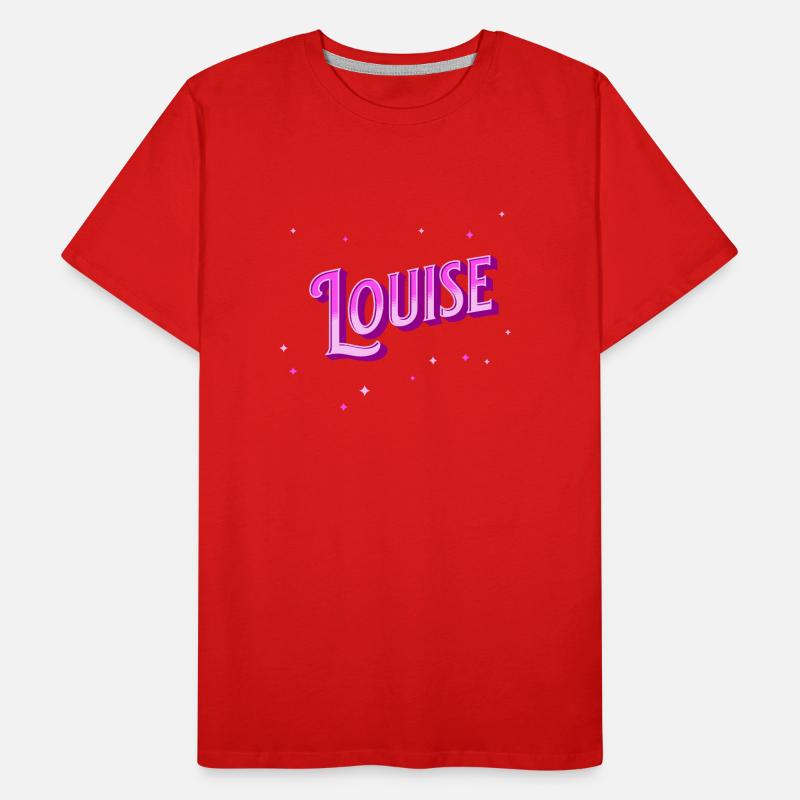Louise name personalized Men's Premium Organic T-Shirt