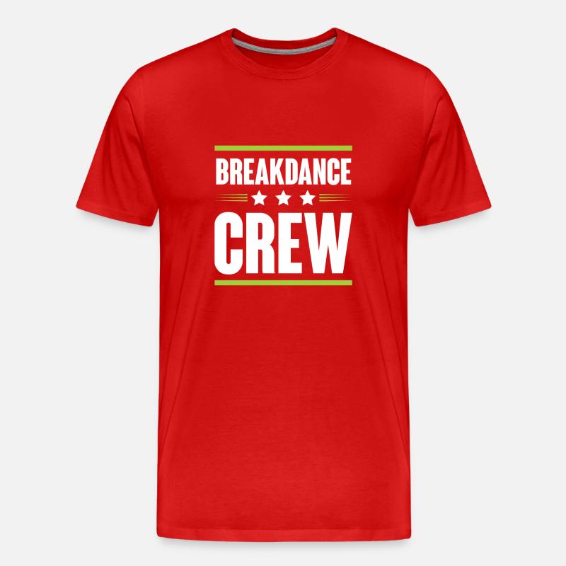Breakdance Crew - Männer Premium Bio T-Shirt - Rot