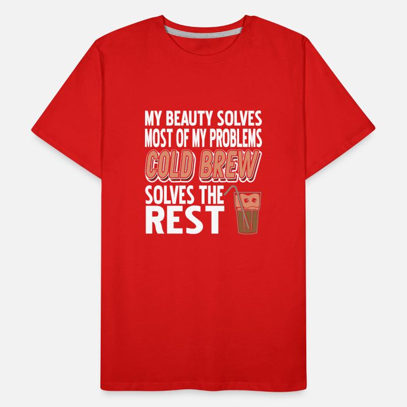 Cold brew solves the rest Männer Premium Bio T-Shirt