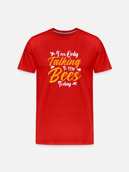 Beekeeping Beekeepers Bees Honey Beekeepers - Men's Premium Organic T-Shirt - red