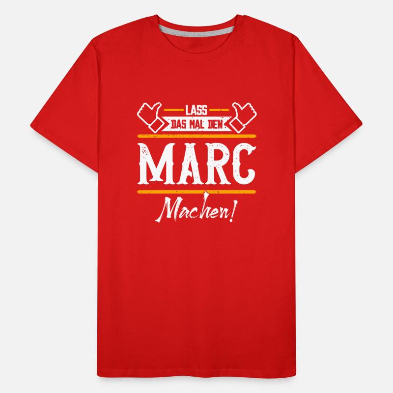 Marc Geschenkidee Geschenk Geburtstag Männer Premium Bio T-Shirt
