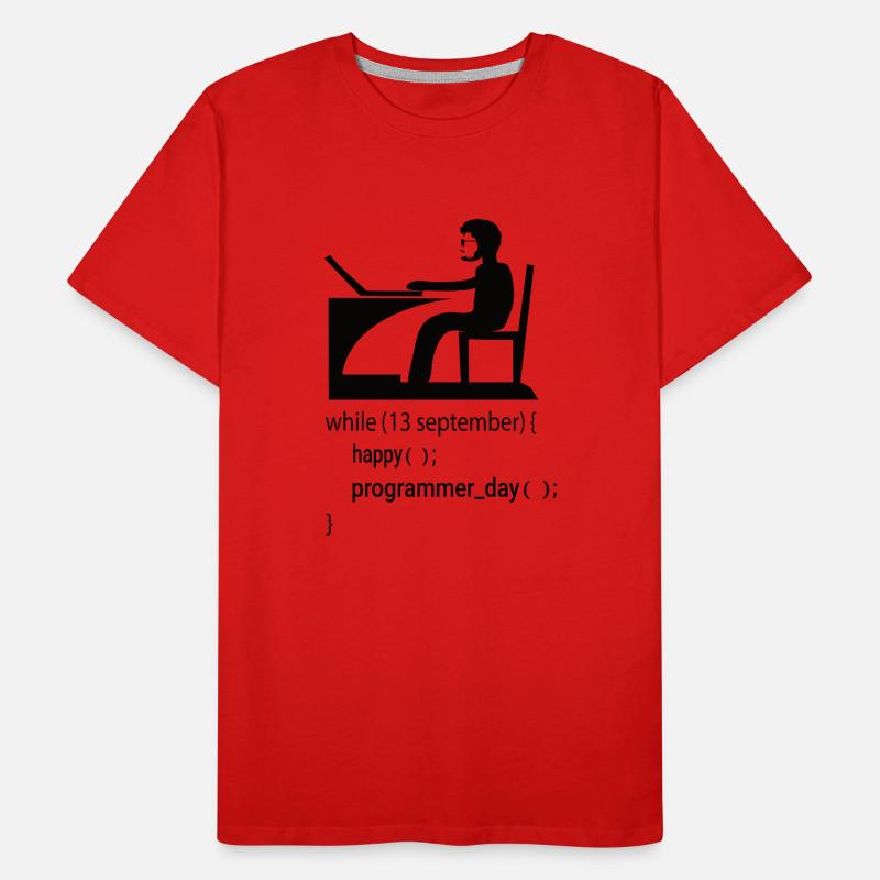 Software Developer Programmer Gift Men's Premium Organic T-Shirt