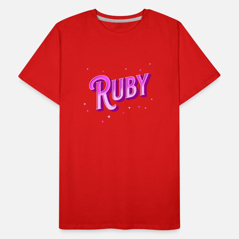 Ruby name personalized Men's Premium Organic T-Shirt