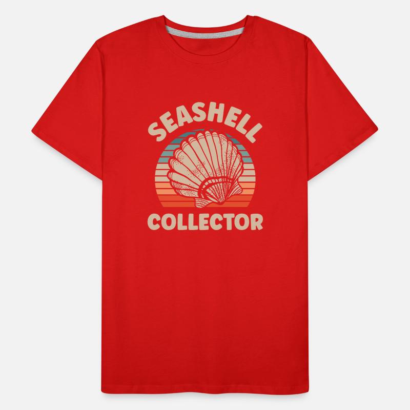 Shell Collector Shell Collector Shell Collecting Men's Premium Organic T-Shirt