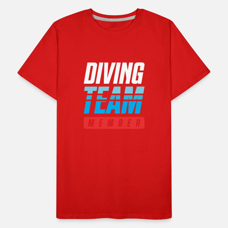 Diving Team Men's Premium Organic T-Shirt