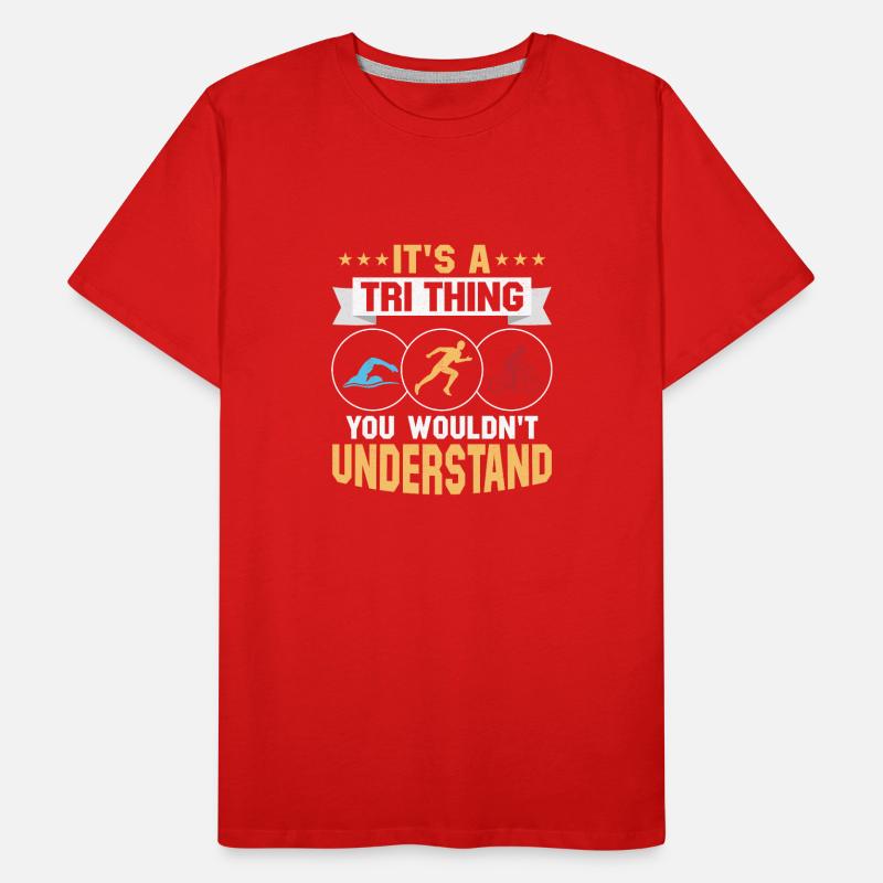 C’est un tri - vous ne comprendriez pas Triathl T-shirt bio Premium Homme