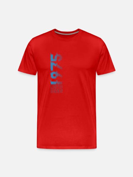 Édition limitée 1975 Graffiti - T-shirt bio Premium Homme - rouge