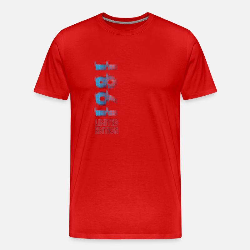 Édition limitée 1981 Graffiti - T-shirt bio Premium Homme - rouge
