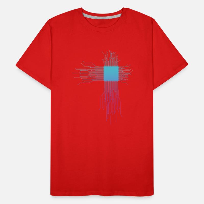 Electronics Technician Computer Scientist Gift Men's Premium Organic T-Shirt