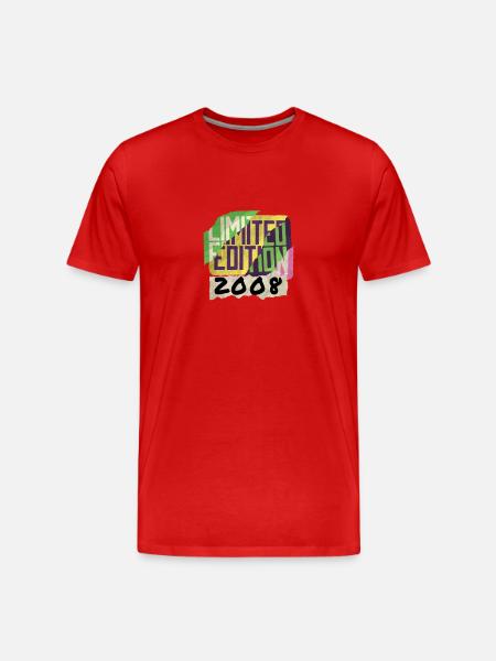 Édition Limitée 2008 Graffiti - T-shirt bio Premium Homme - rouge