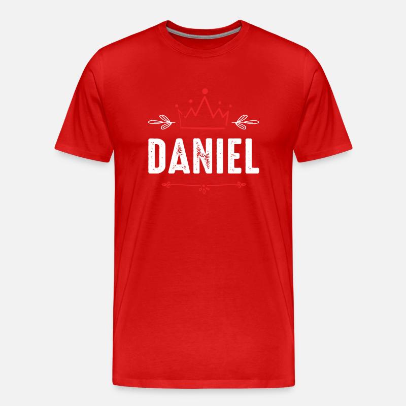 Daniel - Männer Premium Bio T-Shirt - Rot