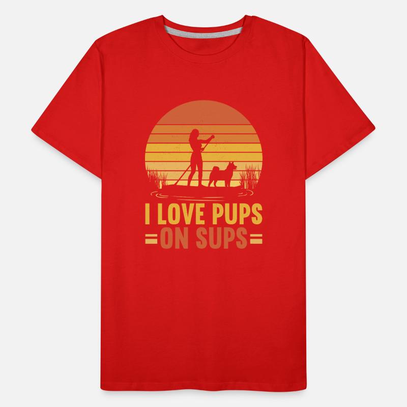 SUP Paddle Board Paddleboard T-shirt bio Premium Homme